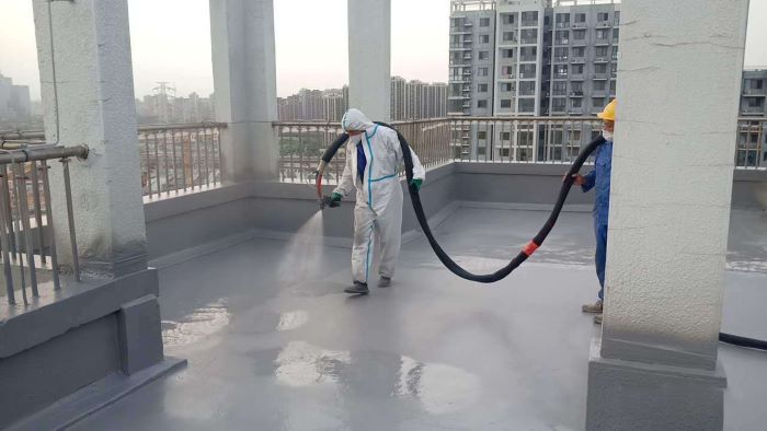 樓頂防水聚脲噴涂機(jī)工藝